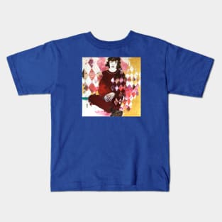 Seated Harlequin Kids T-Shirt